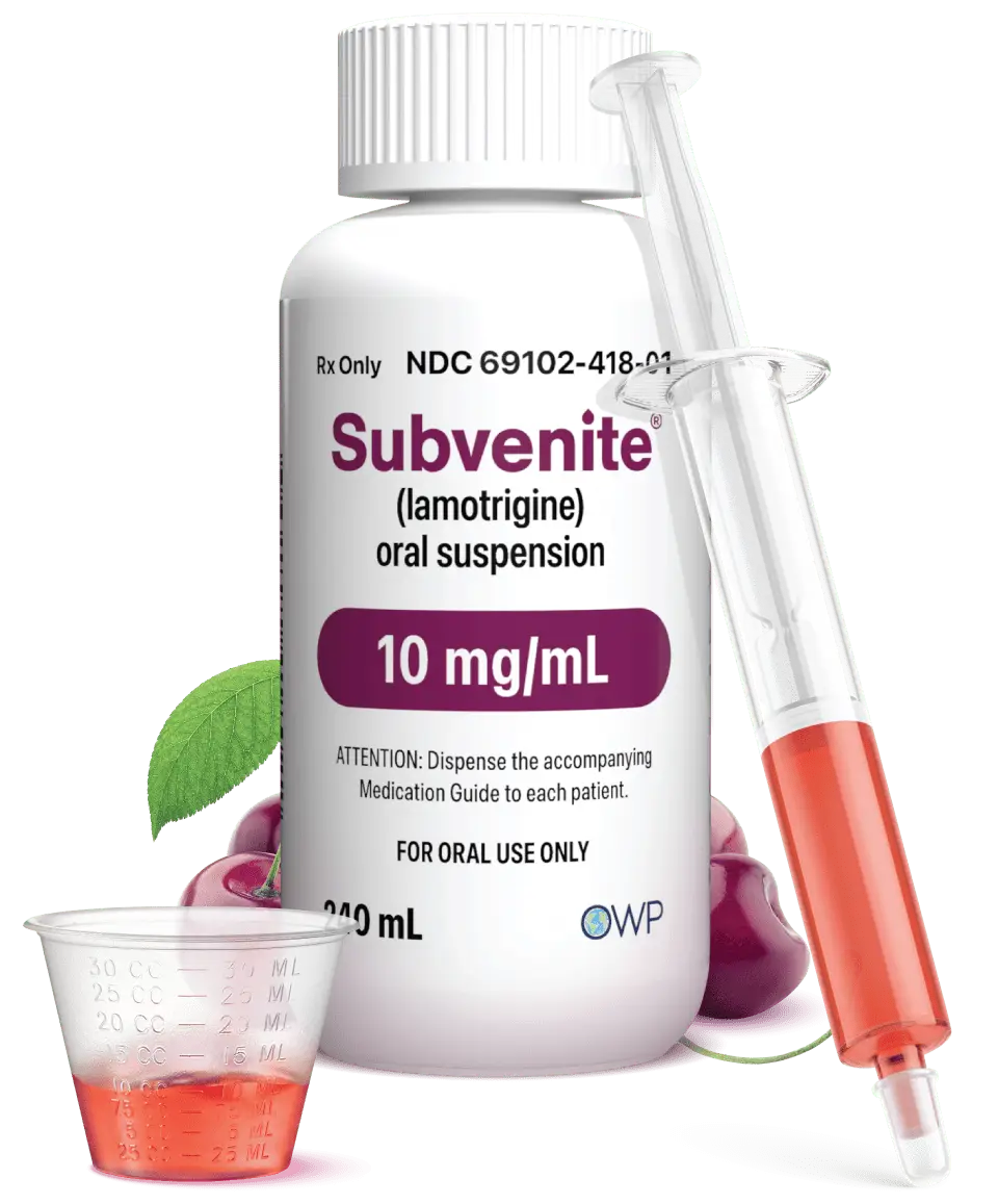 subvenite bottle, dosing syringe and dosing cup