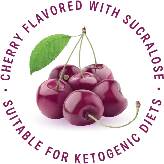 cherry flavored - ketogenic seal